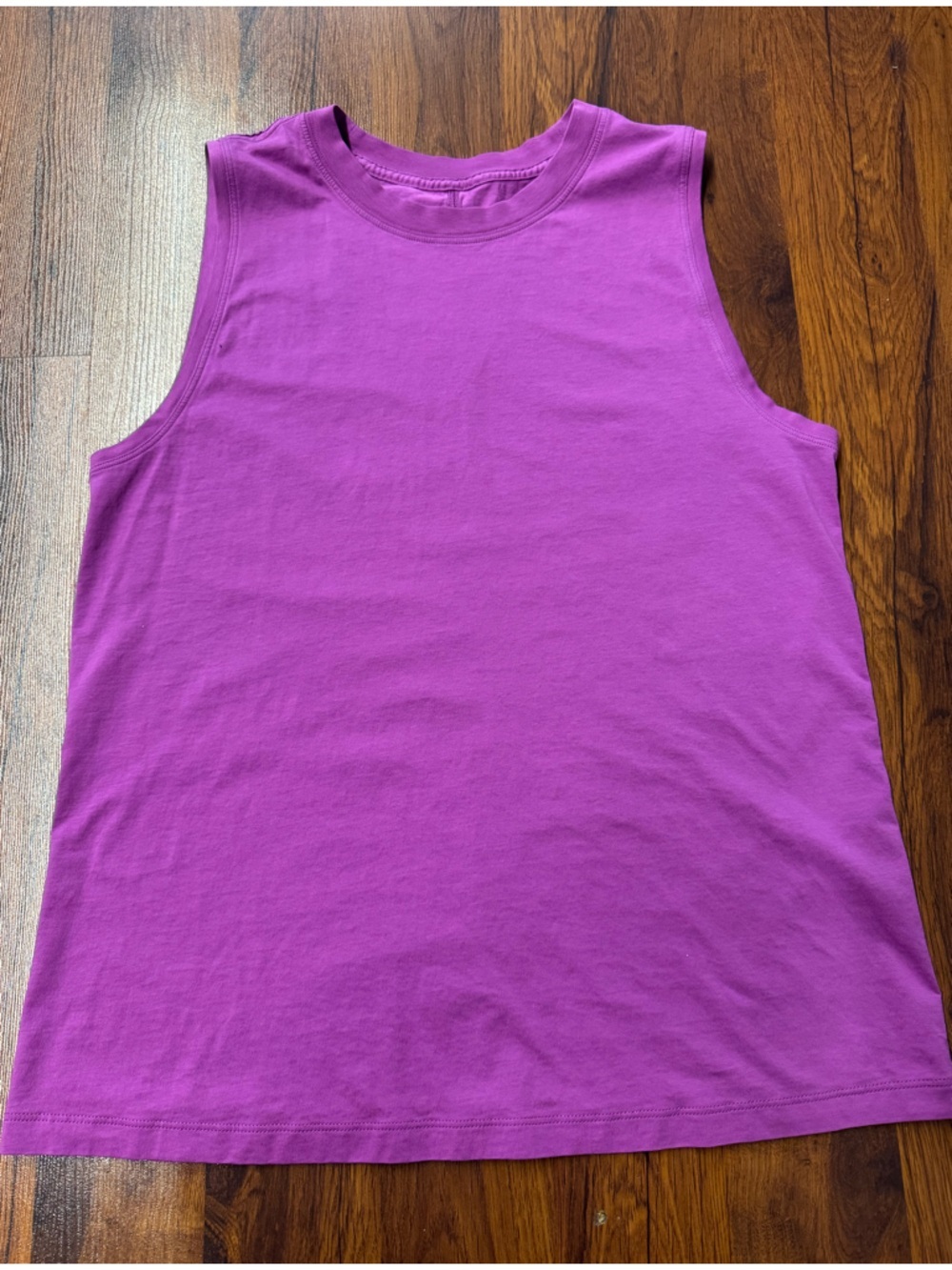 Lululemon All Yours Tank Vivid Plum Size Medium Pima Cotton